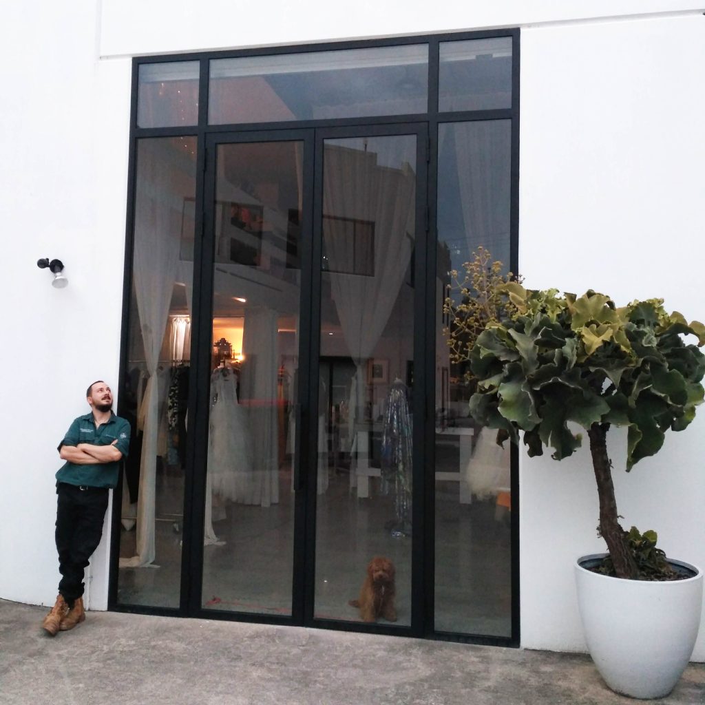large steel door